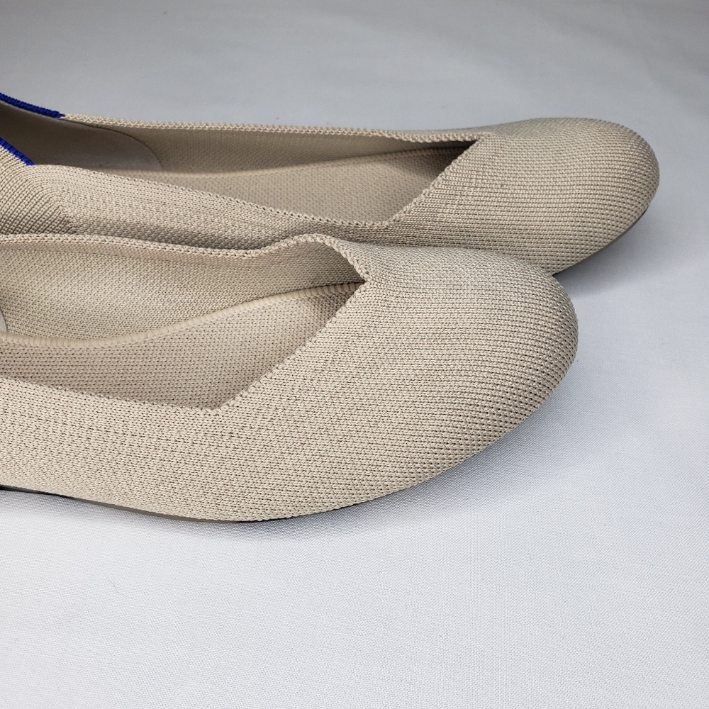 Rothy’s Retired Ecru Round Toe Flats Ballet Shoes Womens Size 10 US - Picture 5 of 15